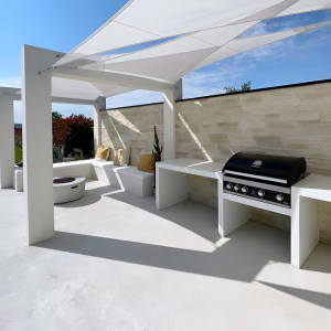 Voile d'ombrage acryl 300 blanche