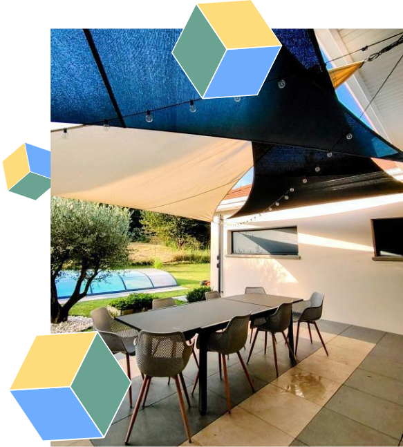 Devis gratuit avec simulation 3D de projet de voile d'ombrage